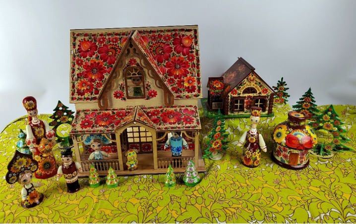 Семья в деревне